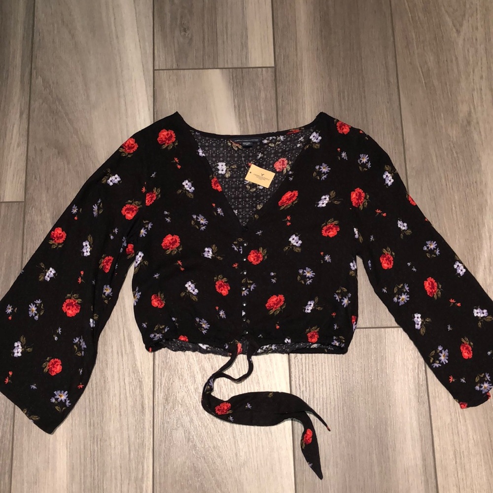 American Eagle Floral Top
